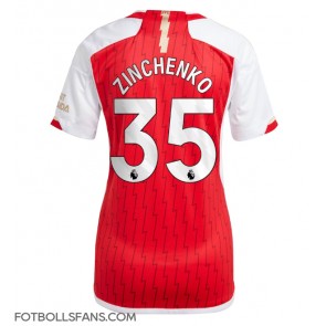 Arsenal Oleksandr Zinchenko #35 Replika Hemmatröja Damer 2023-24 Kortärmad
